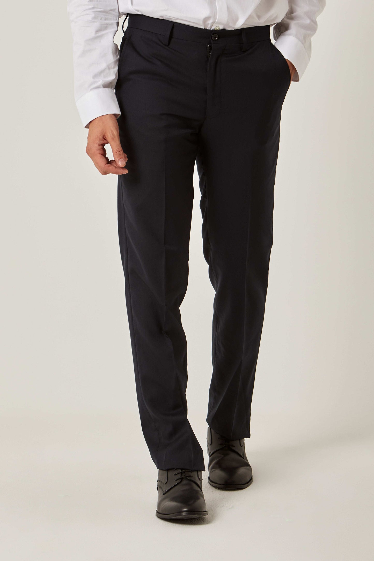 Men Regular Fit Pant - Black