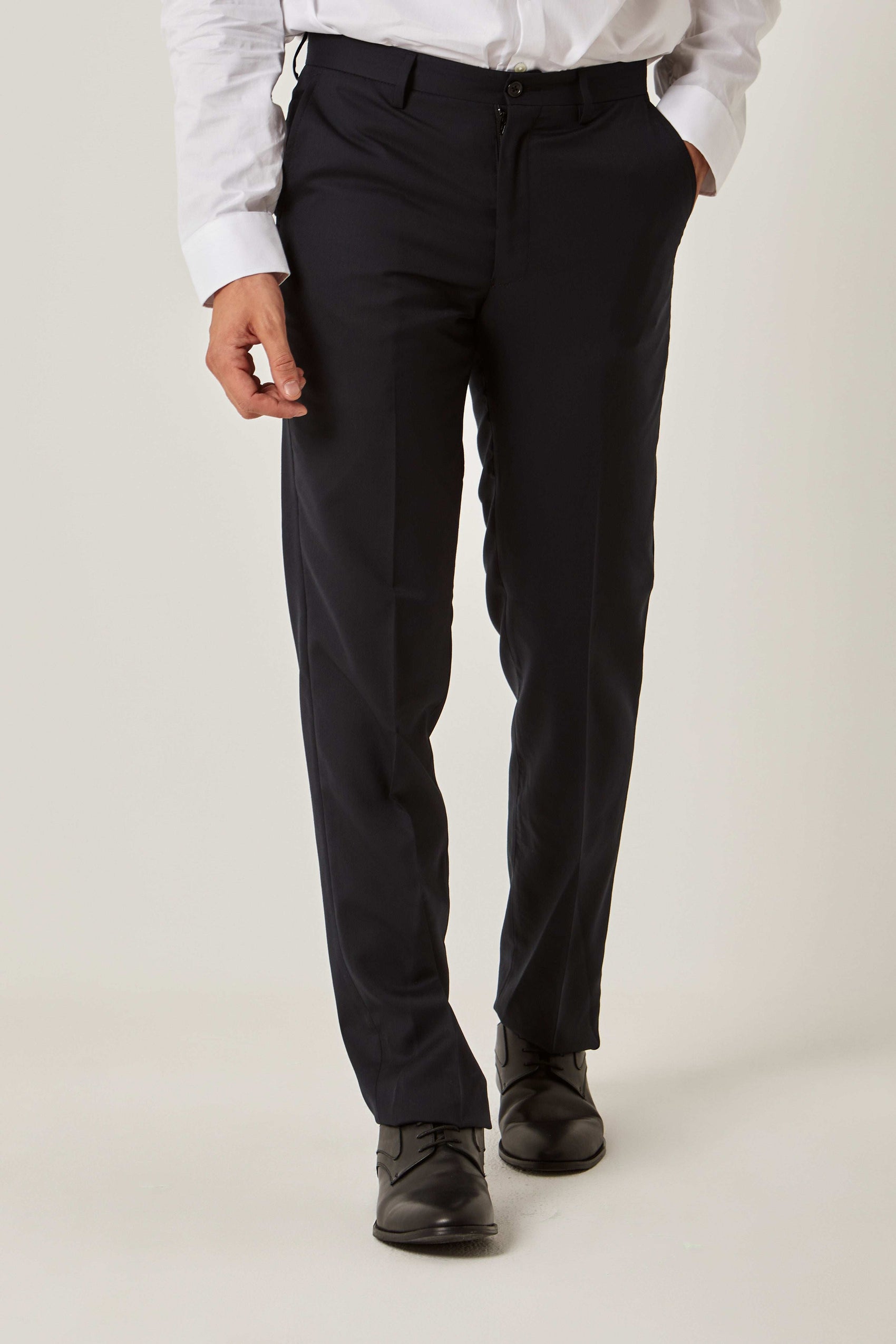 Men Regular Fit Pant - Black