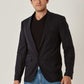 Men Slim Fit Blazer - Black
