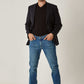 Men Slim Fit Blazer - Black