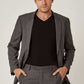 Men Slim Fit Blazer - Grey