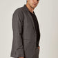 Men Slim Fit Blazer - Grey