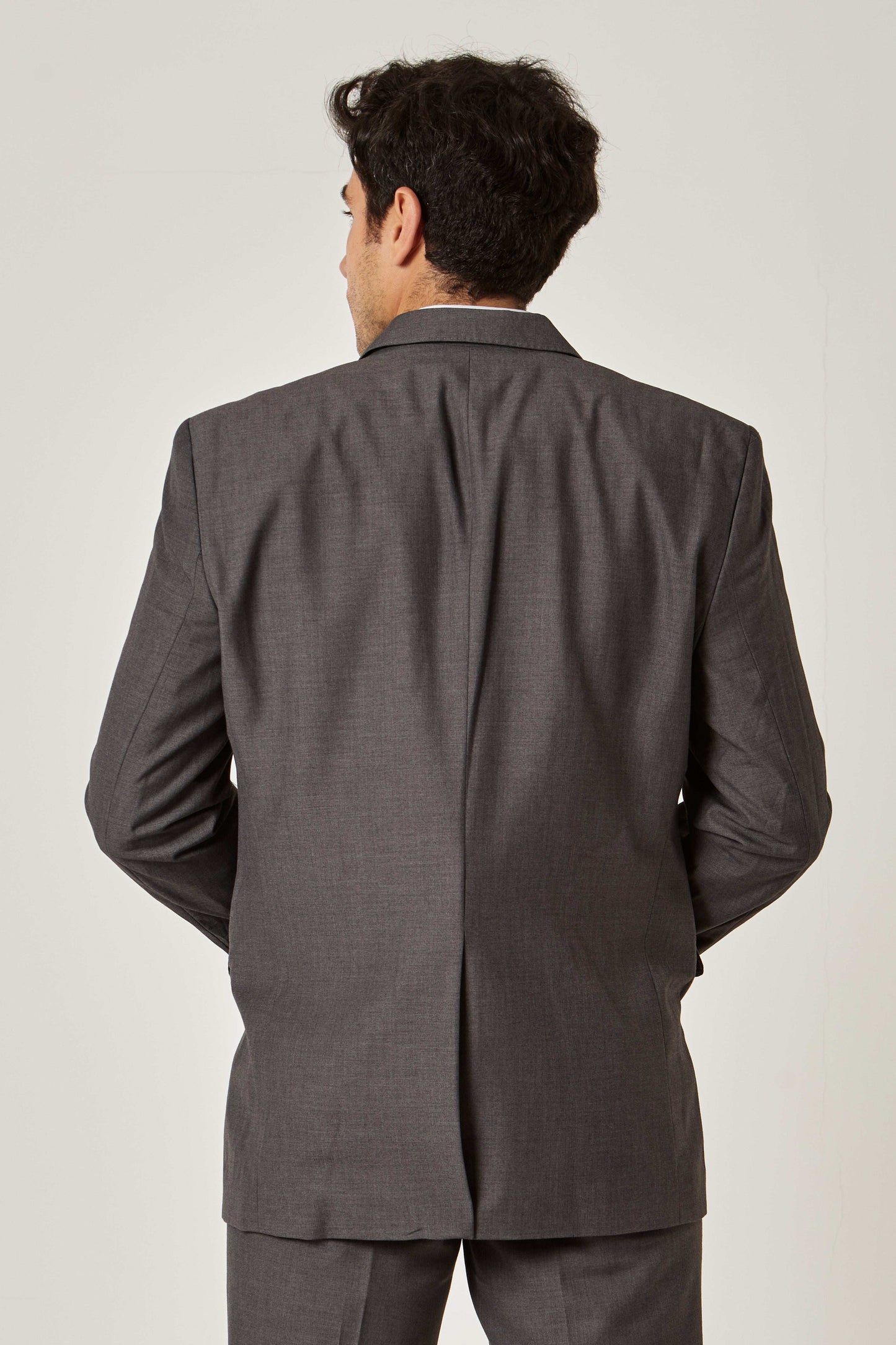 Men Regular Fit Blazer - Grey