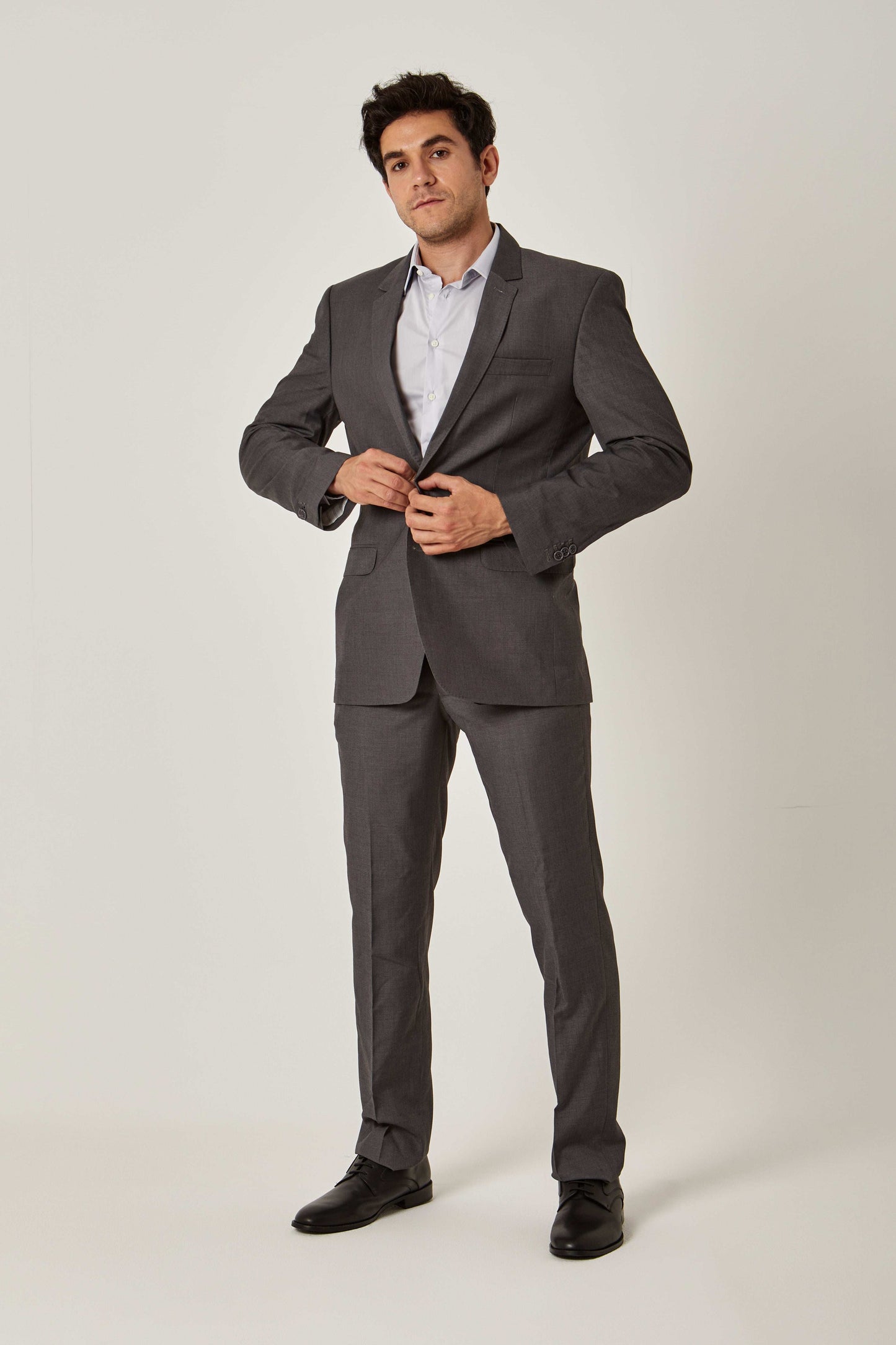 Men Regular Fit Blazer - Grey