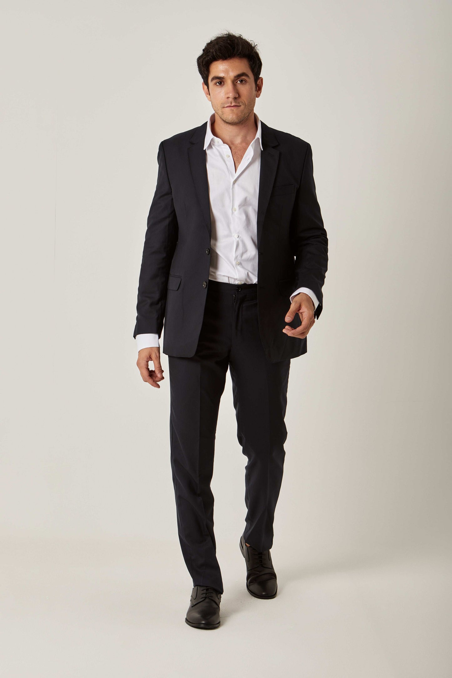 Men Regular Fit Blazer - Black