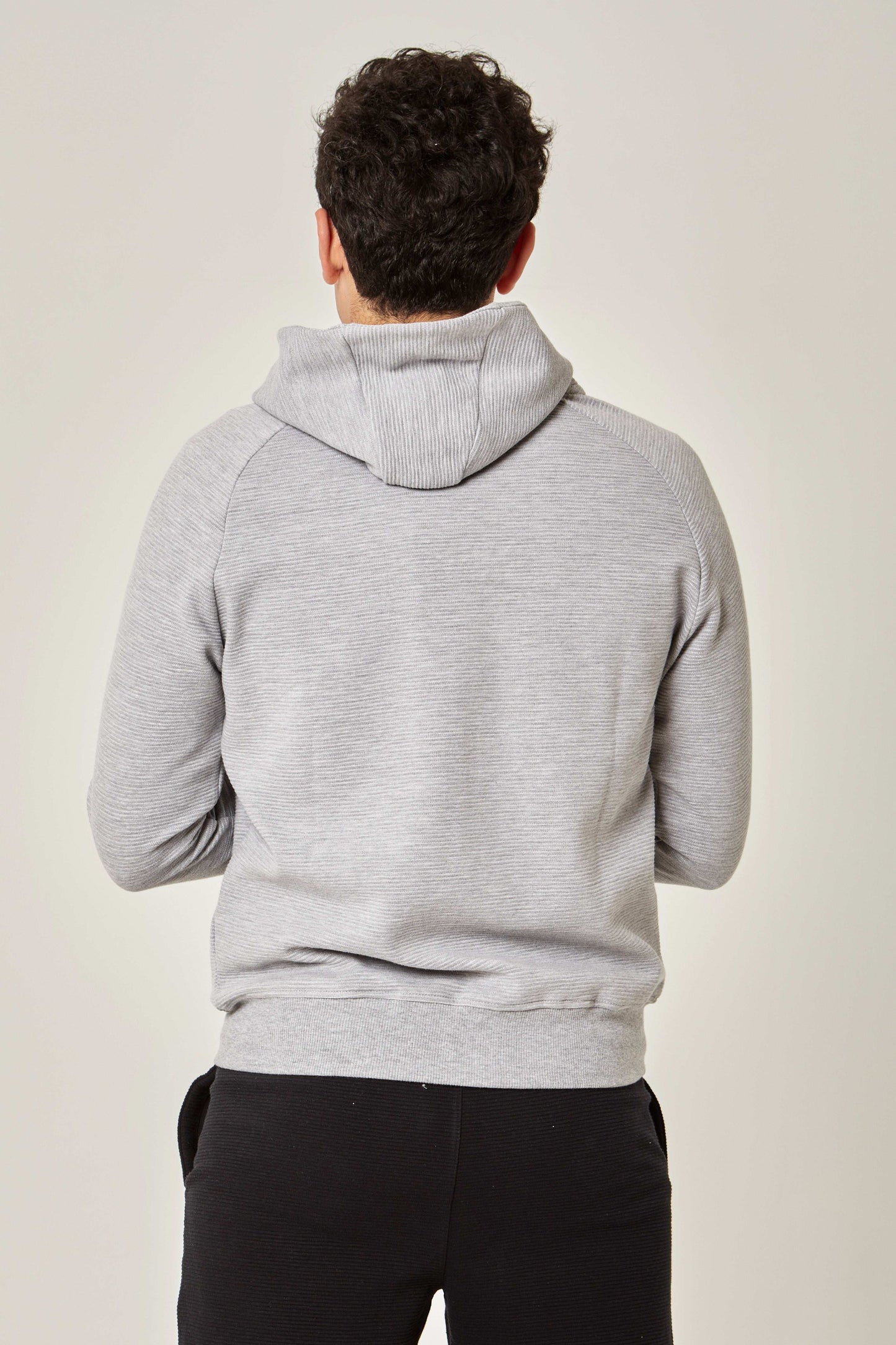 Men Regular Fit Sweat Jacket - Grey