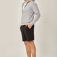 Men Regular Fit Sweat Jacket - Grey