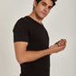 Men Regular Fit T-shirt - Black
