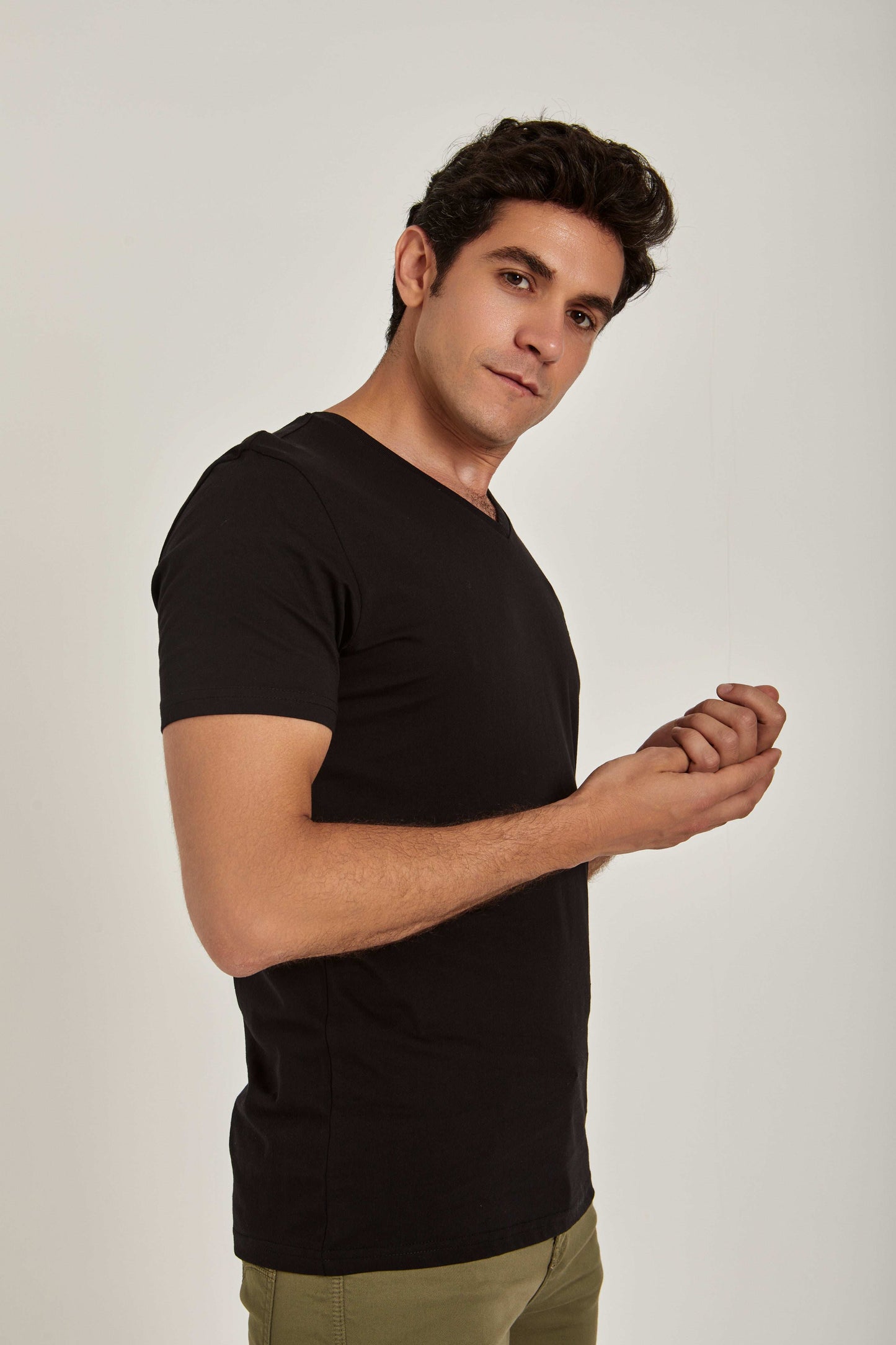 Men Regular Fit T-shirt - Black