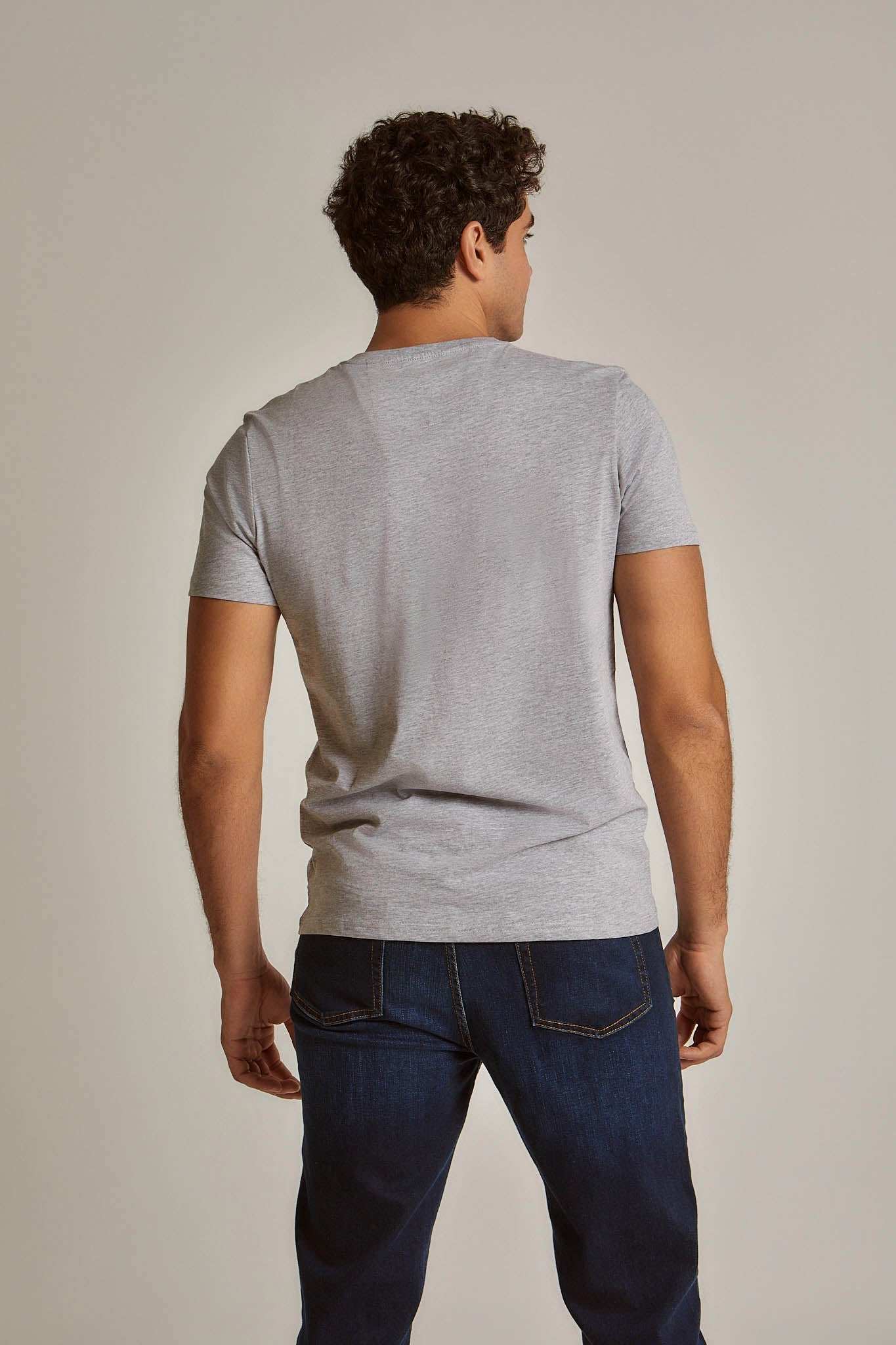 Men Regular Fit T-shirt - Grey