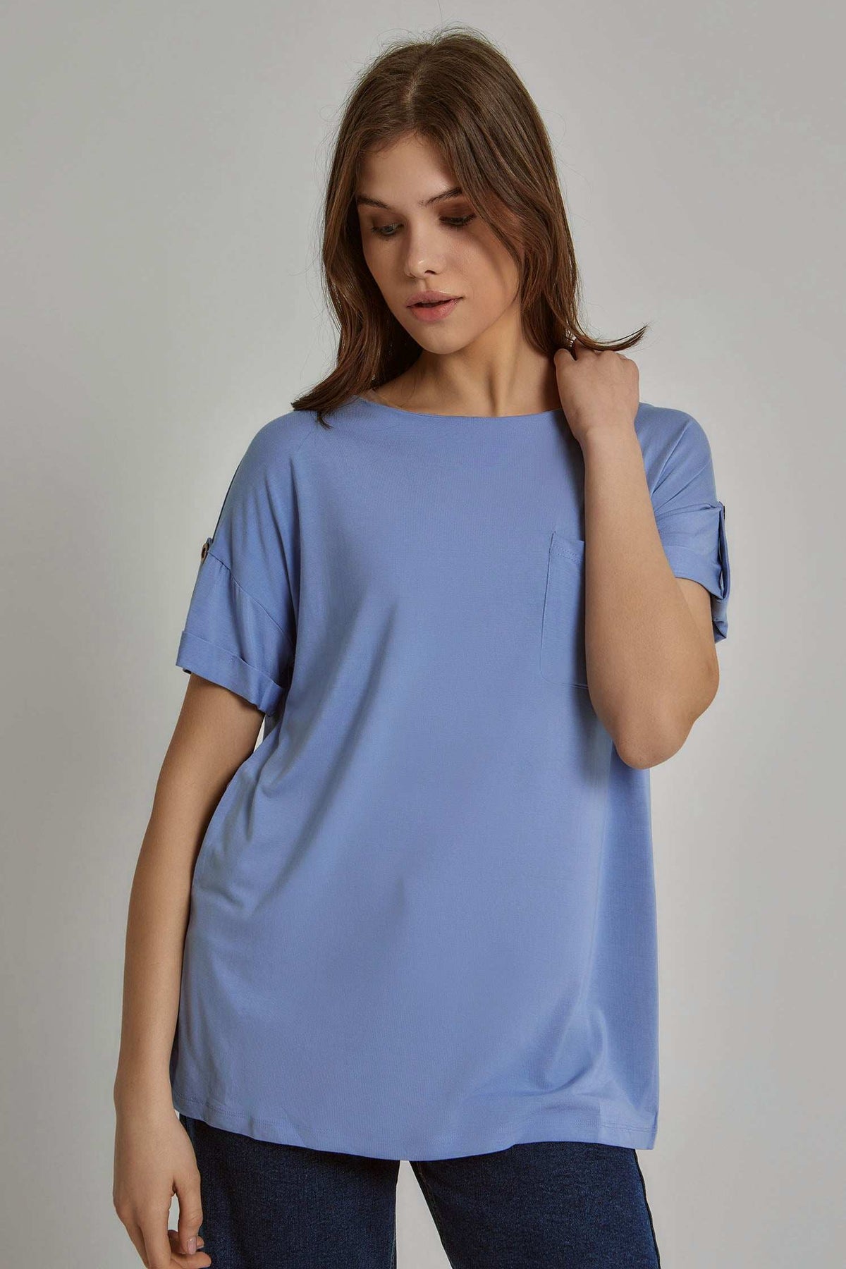 Women Regular Fit T-Shirt - Blue