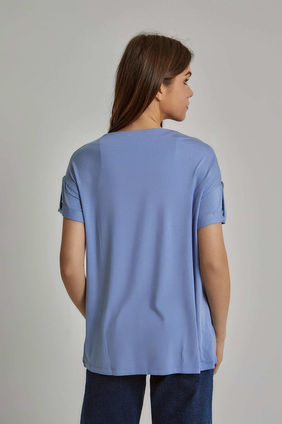 Women Regular Fit T-Shirt - Blue