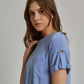 Women Regular Fit T-Shirt - Blue
