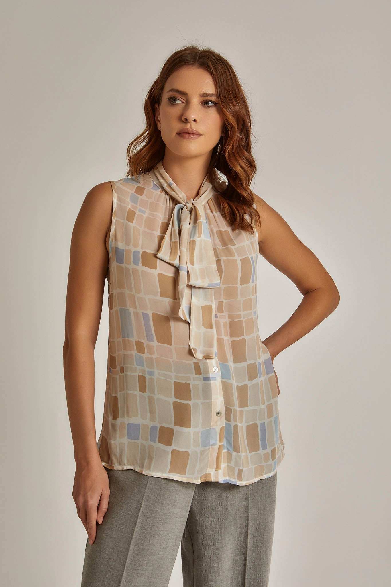 Women Regular Fit Top - Printed Multicolorcolor