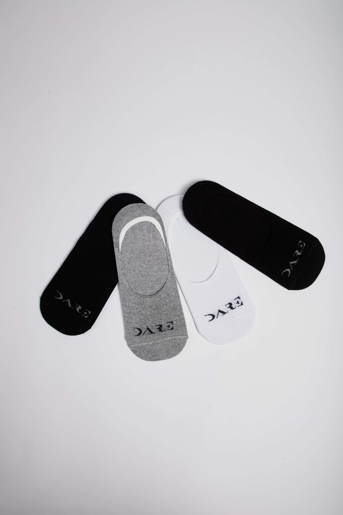 Men Socks Set of 4 Pairs Casual No-Show Cotton Multicolor