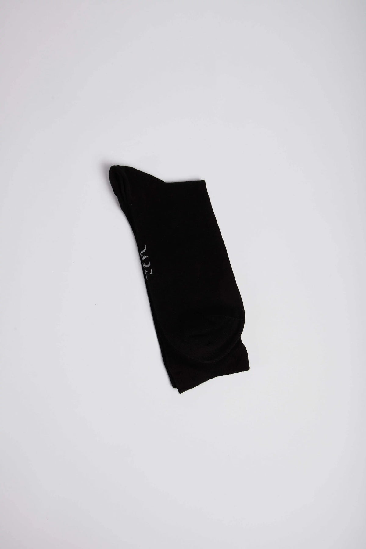 Men Socks Classic Cotton Plain Crew Black