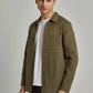 Men Regular Fit Over Shirt - Green
