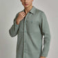 Men Regular Fit Over Shirt - Green