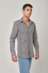 Men Slim Fit Shirt - Black