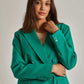 Women Regular Fit Blazer - Green