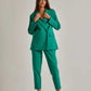Women Regular Fit Blazer - Green