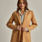 Women Regular Fit Blazer - Brown