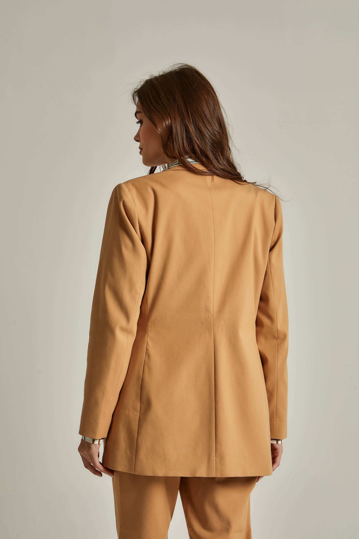 Women Regular Fit Blazer - Brown