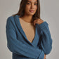 Women Regular Fit Cardigan - Blue