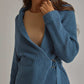 Women Regular Fit Cardigan - Blue