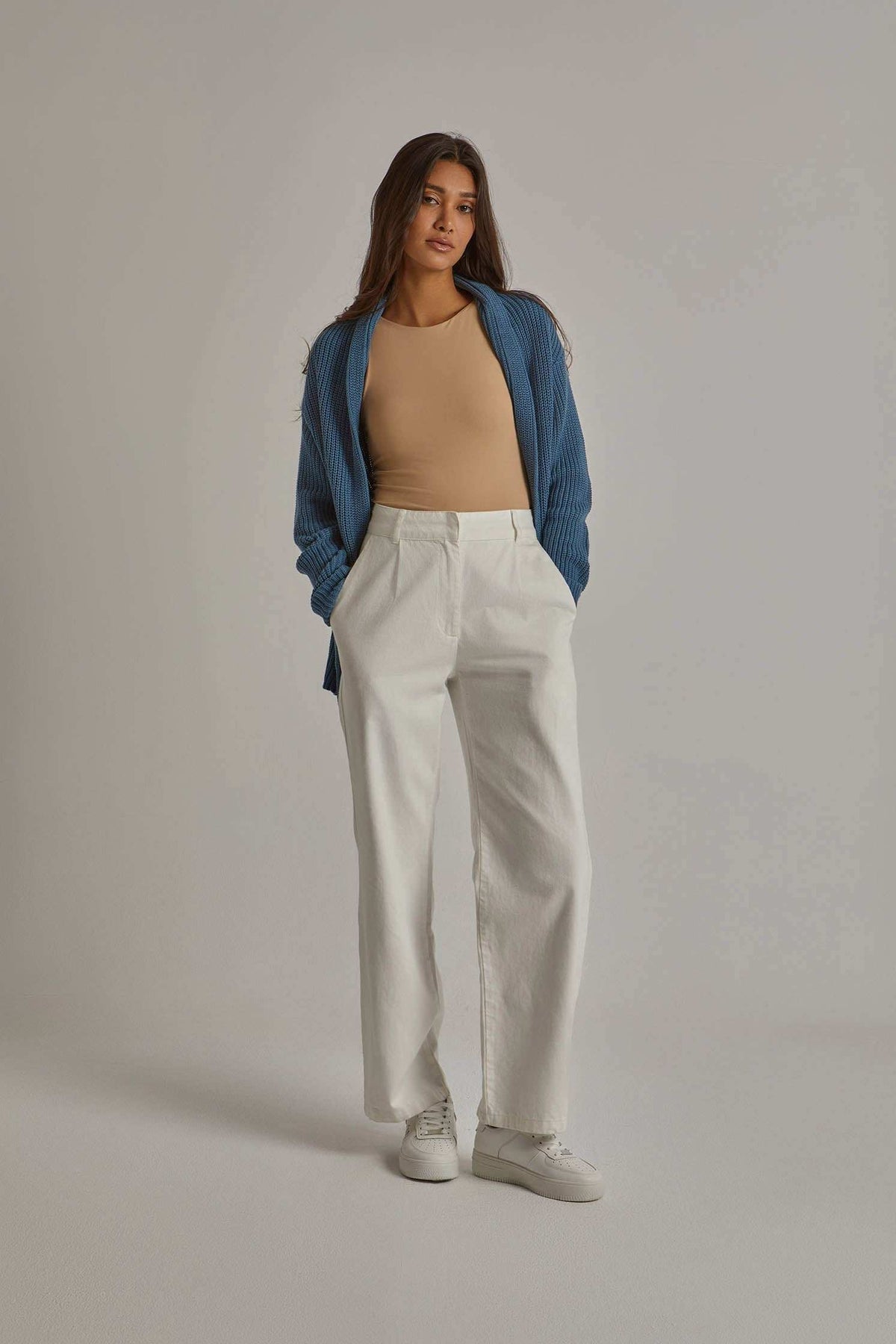 Women Regular Fit Cardigan - Blue