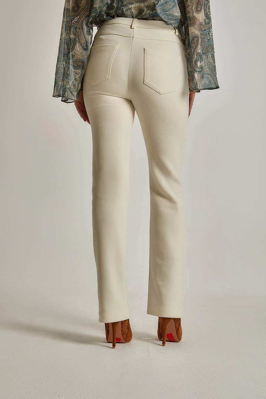 Women Regular Fit Pant - White