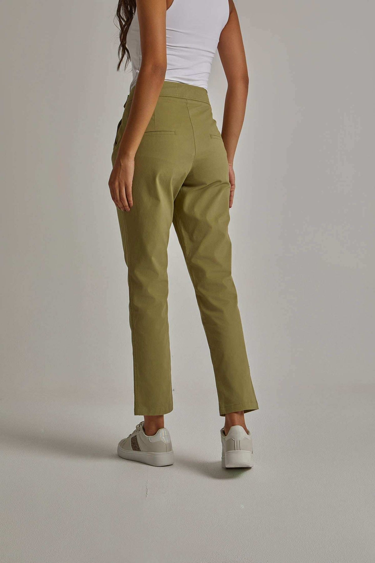 Women Regular Fit Pant - Green