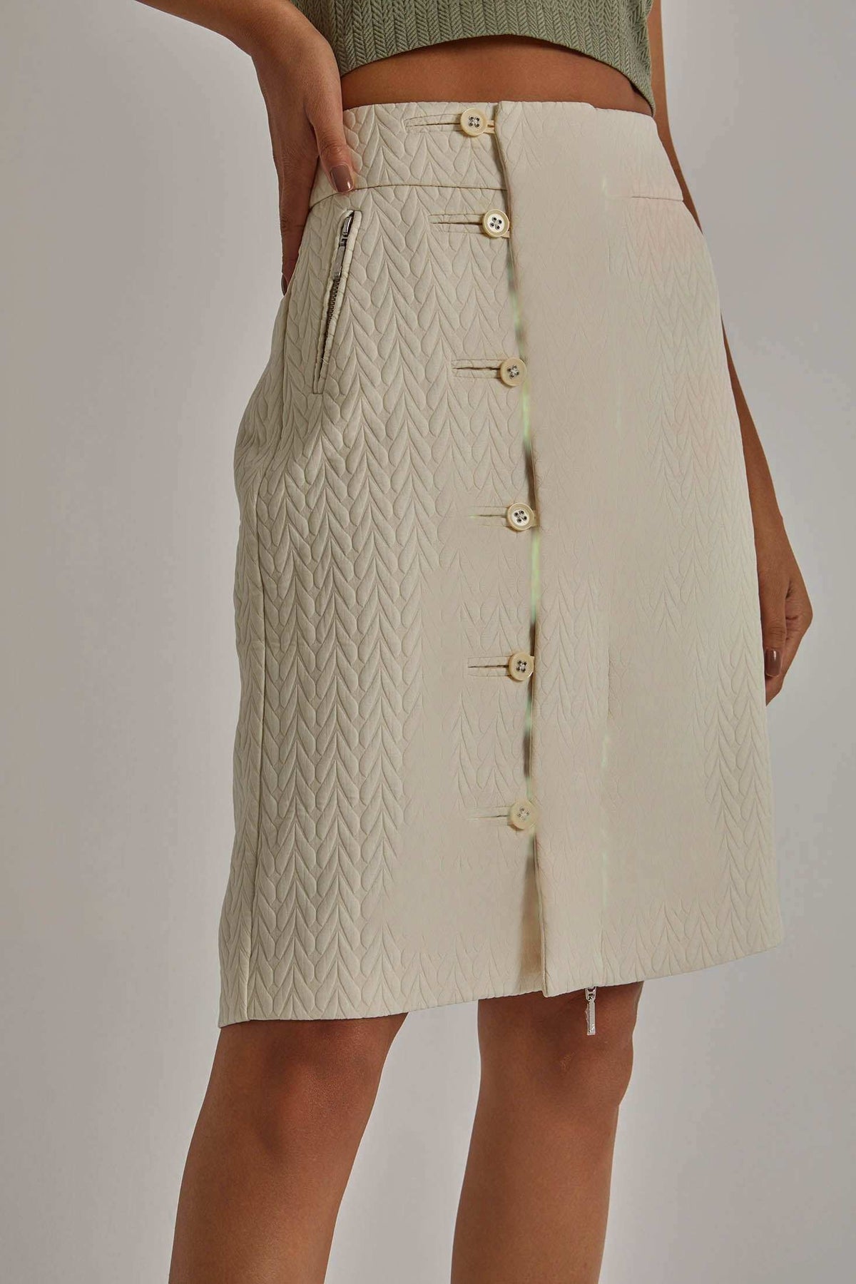 Women Regular Fit Skirt - White