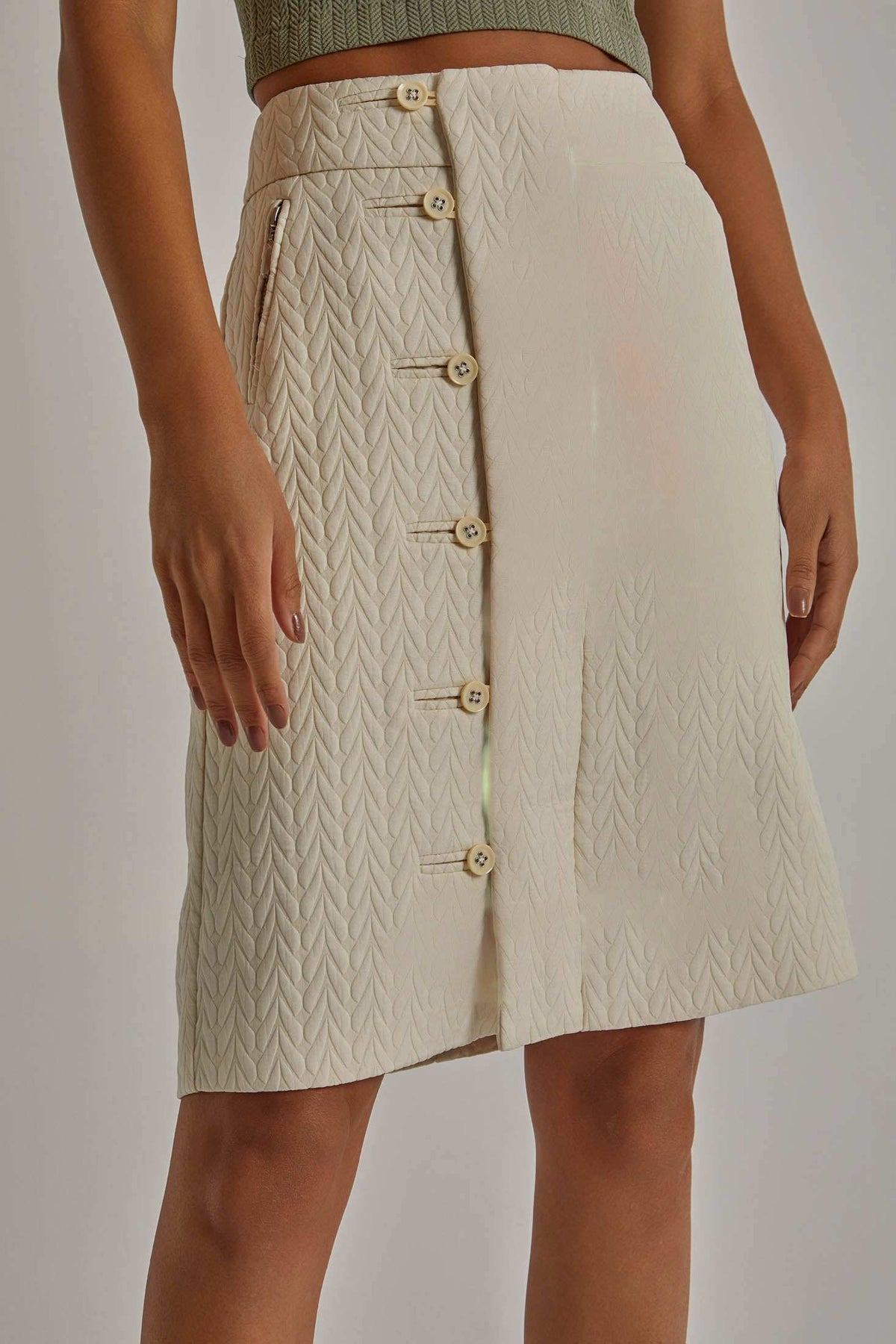 Women Regular Fit Skirt - White