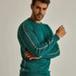 Men Slim Fit Pullover - Blue