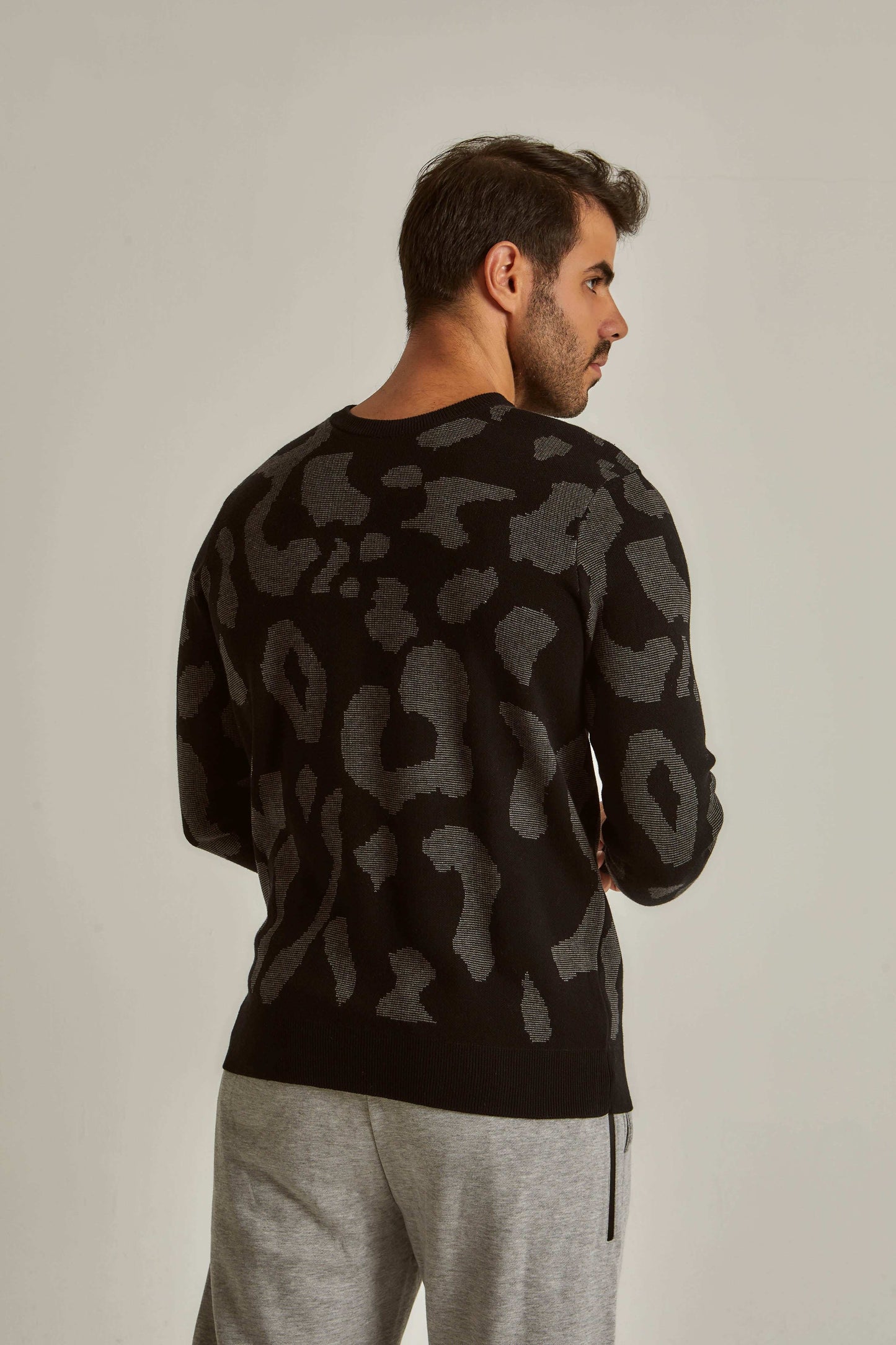 Men Regular Fit Pullover - Black