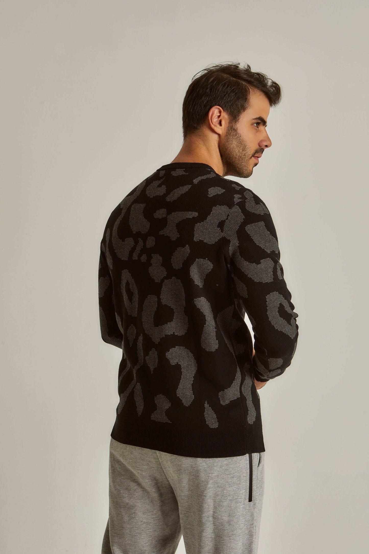 Men Regular Fit Pullover - Black