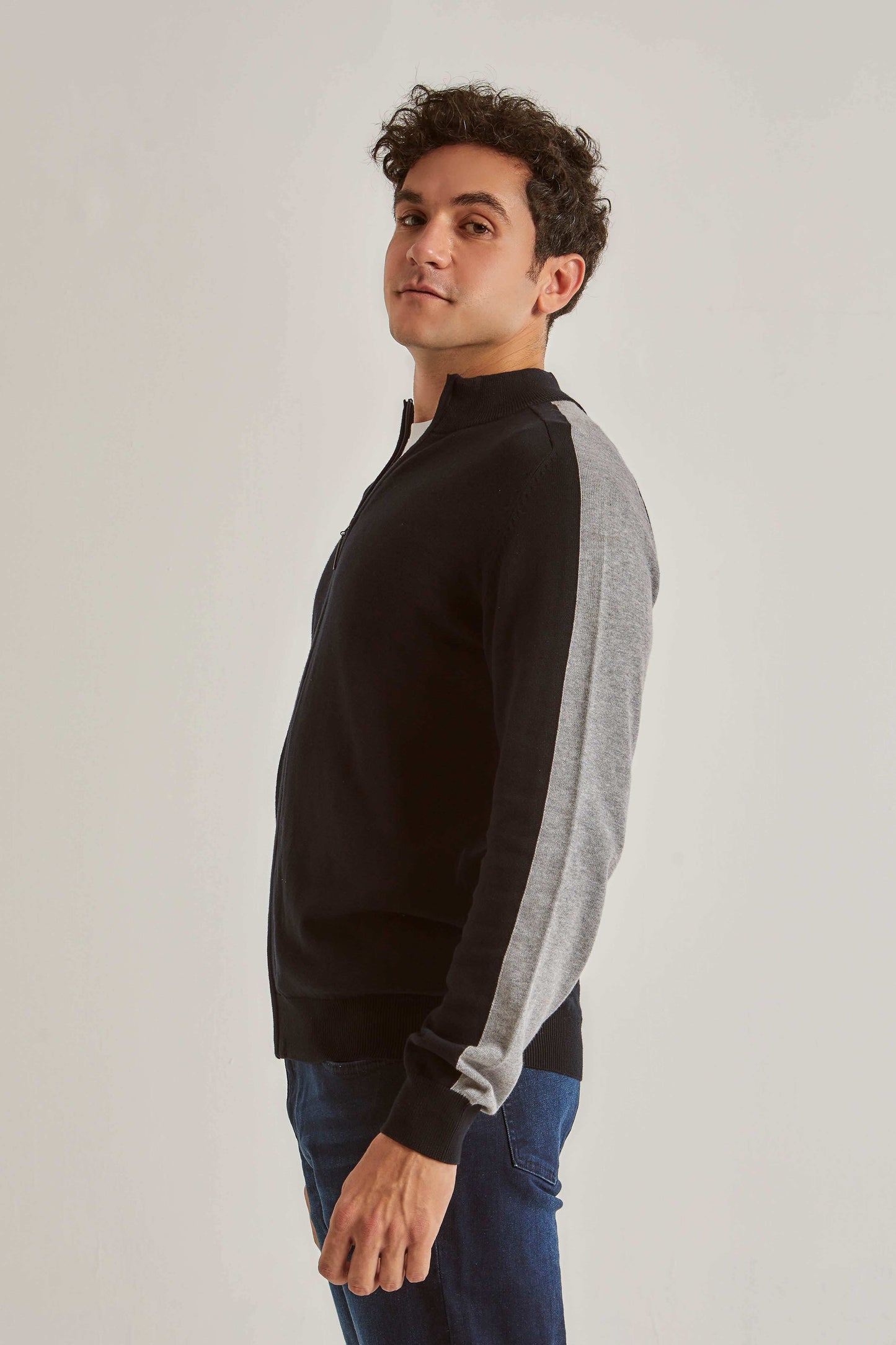 Men Regular Fit Cardigan - Black