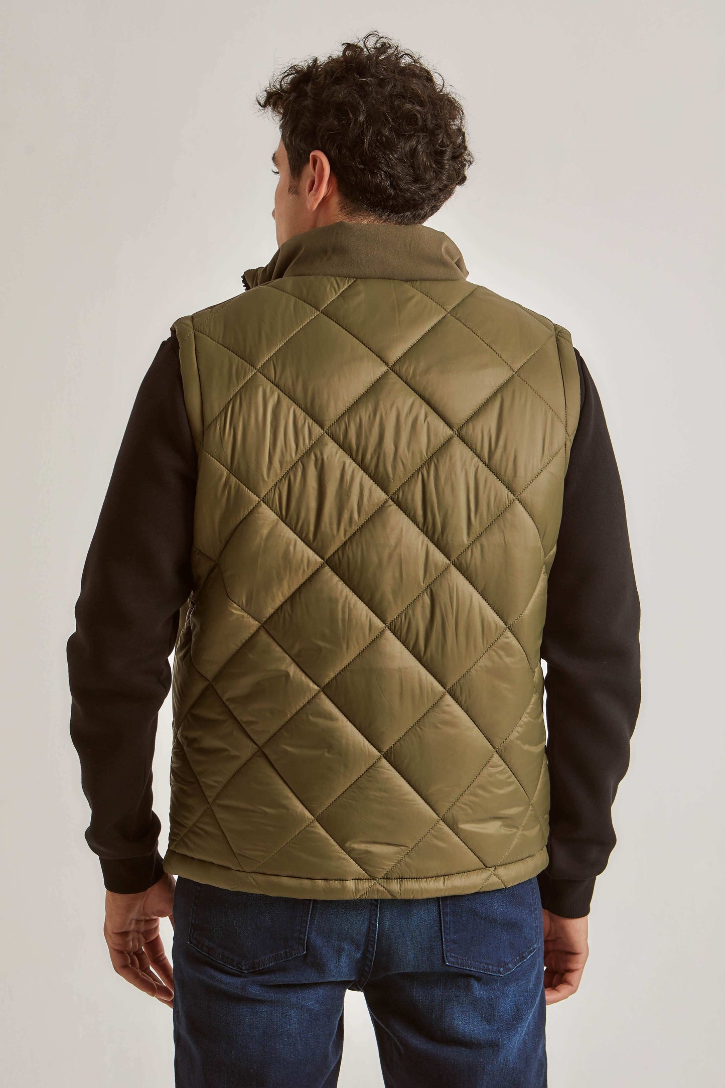 Men Regular Fit Vest - Green