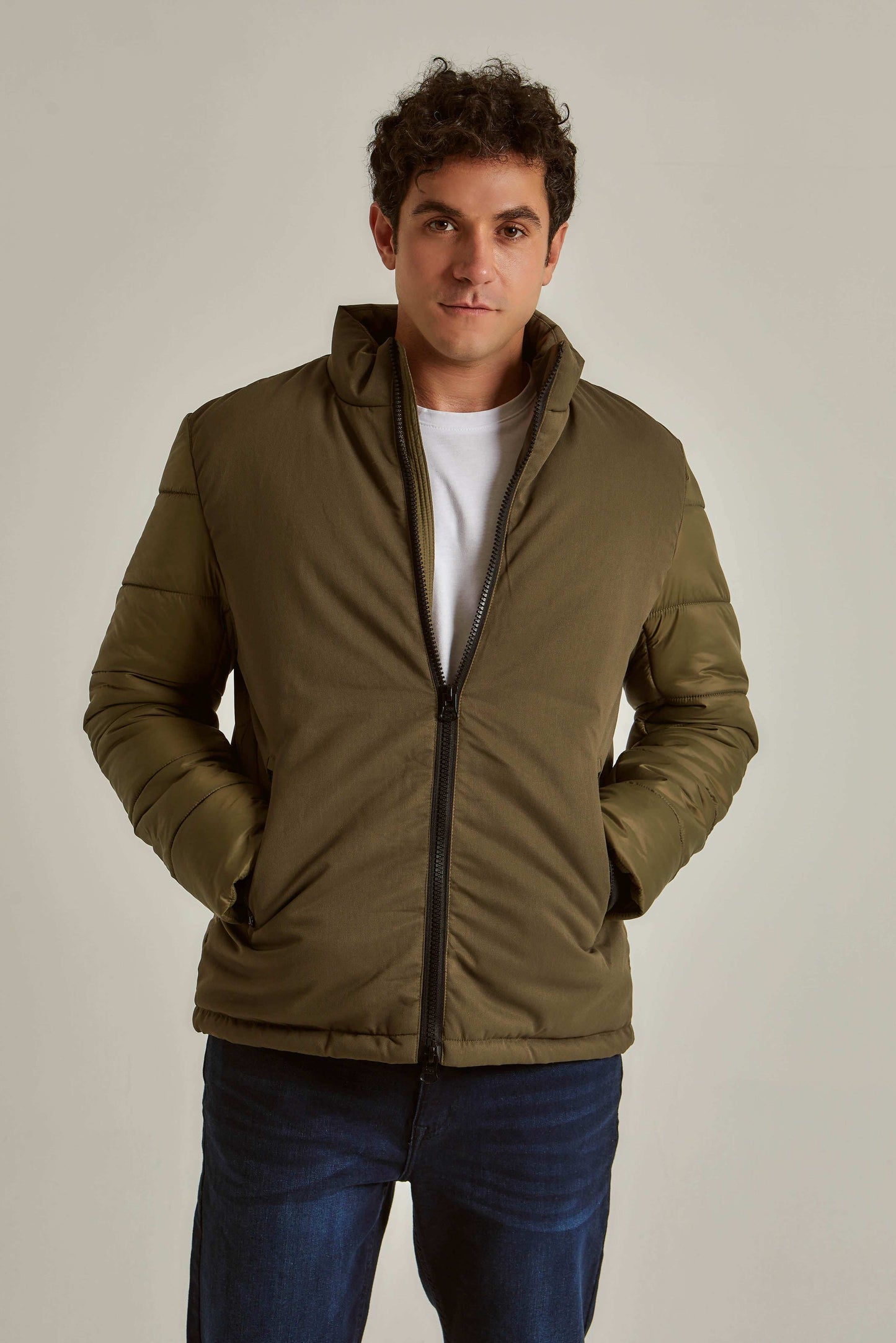 Men Regular Fit Jacket - Green