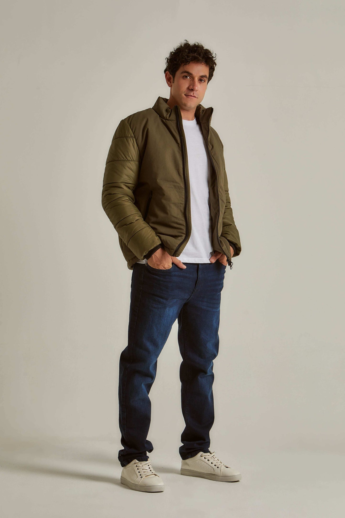 Men Regular Fit Jacket - Green