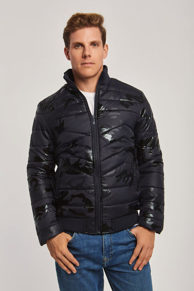 Men Regular Fit Jacket - Blue