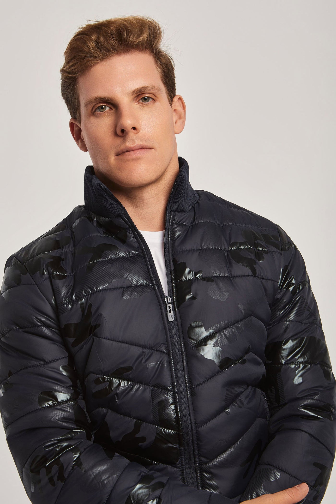 Men Regular Fit Jacket - Blue