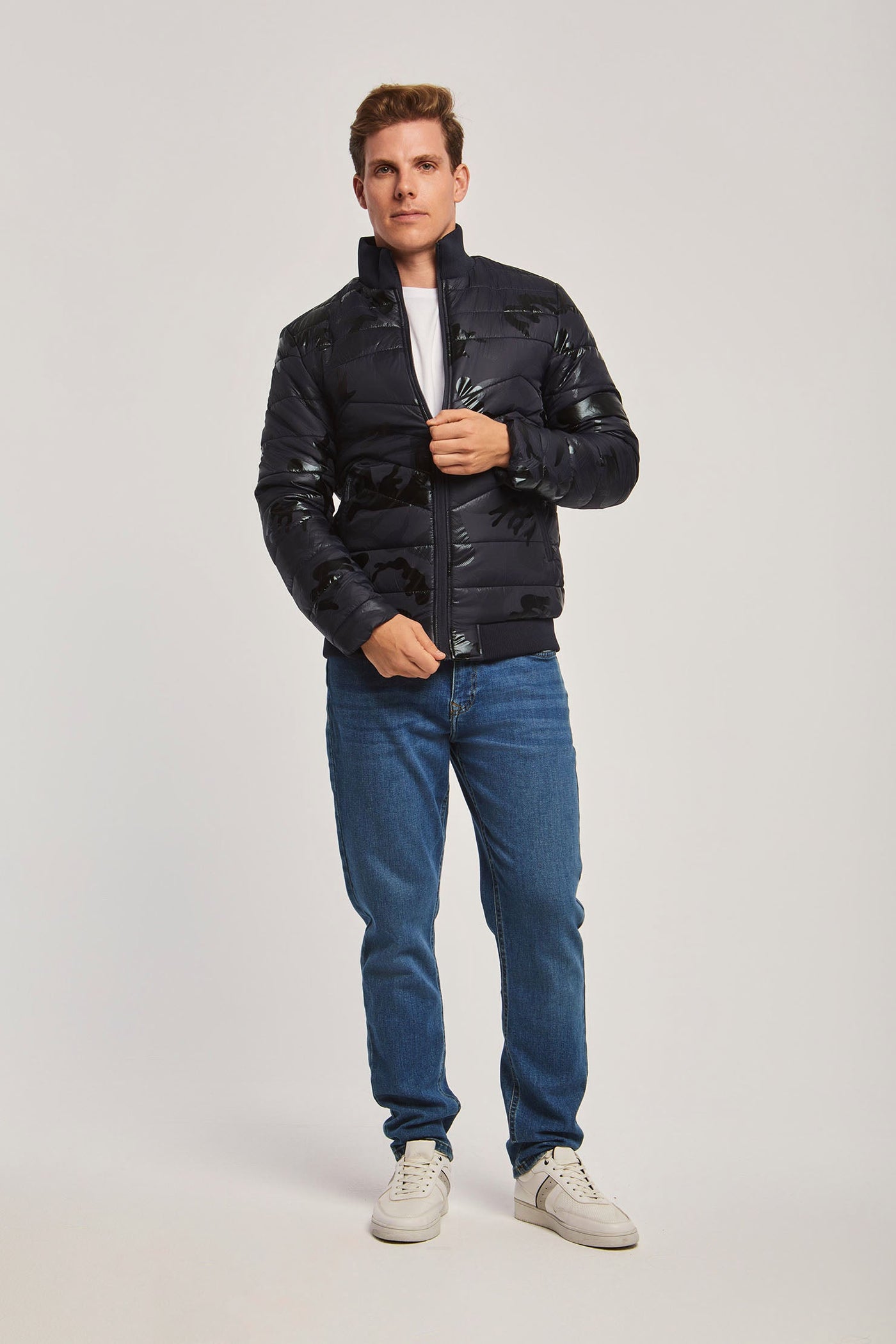 Men Regular Fit Jacket - Blue