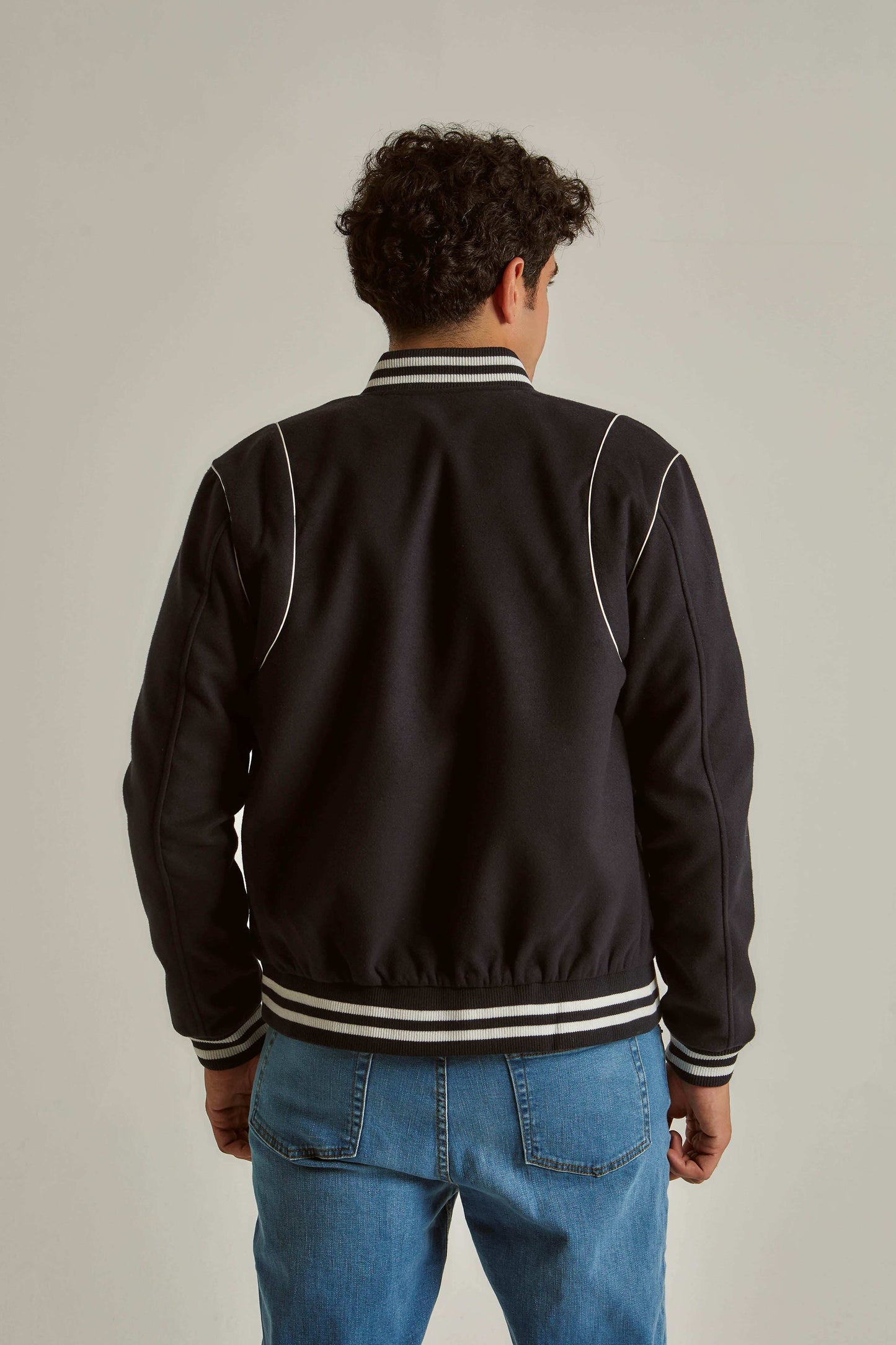 Men Regular Fit Jacket - Black
