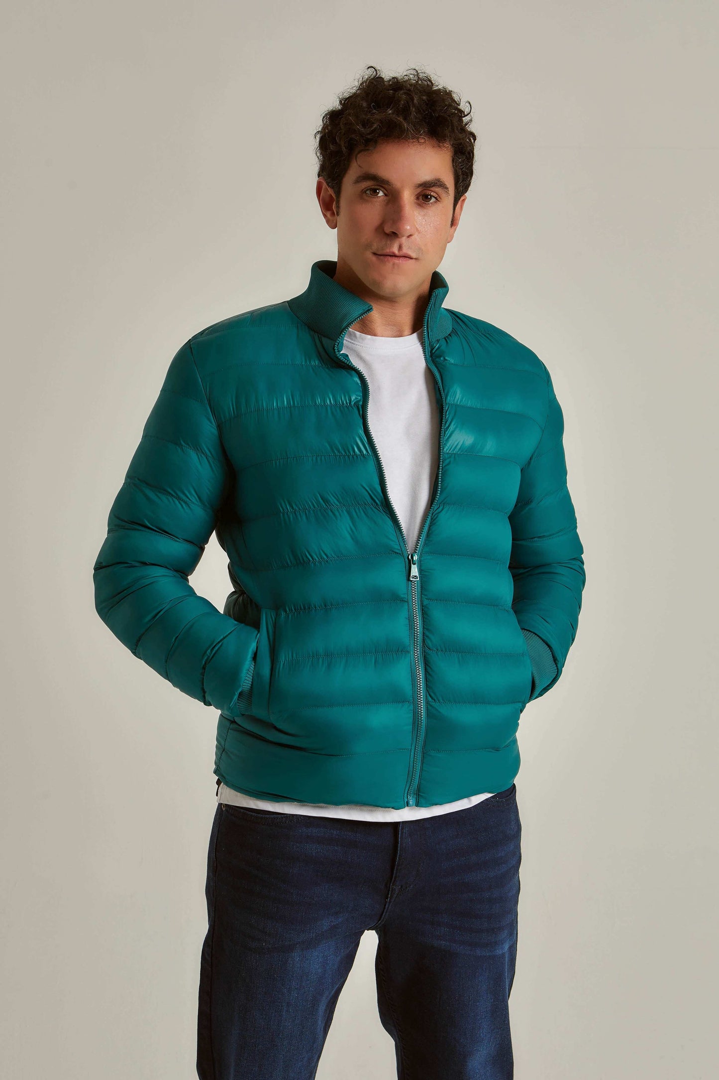 Men Regular Fit Jacket - Blue