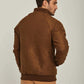 Men Regular Fit Jacket - Brown