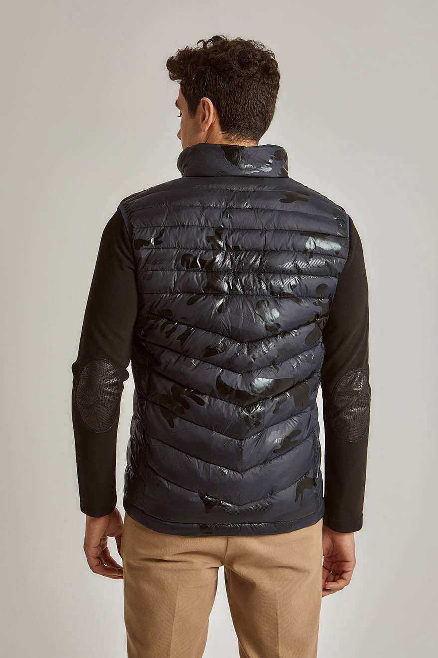 Men Regular Fit Vest - Blue