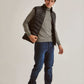 Men Regular Fit Vest - Black