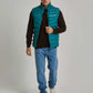 Men Regular Fit Vest - Blue